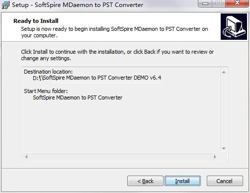 SoftSpire MDaemon to PST Converter؈D