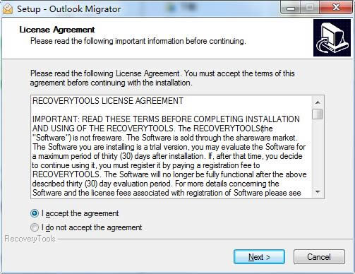 RecoveryTools Outlook Migrator؈D