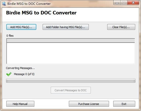 Birdie MSG to DOC Converter؈D
