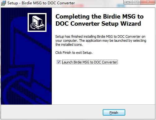 Birdie MSG to DOC Converter؈D