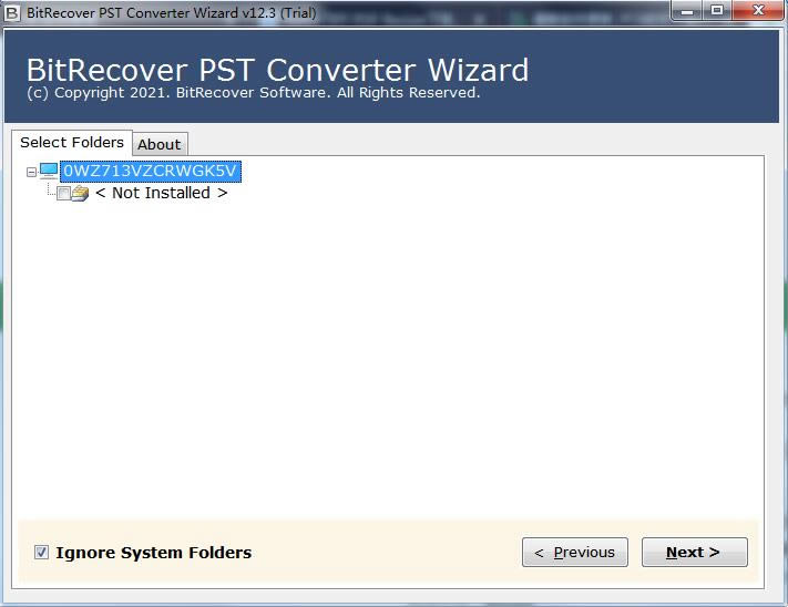 BitRecover PST Converter Wizard؈D