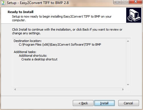 Easy2Convert TIFF to BMP؈D