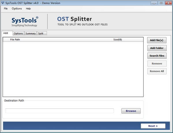 SysTools OST Splitter-OSTļָ-SysTools OST Splitter v4.0ٷ汾