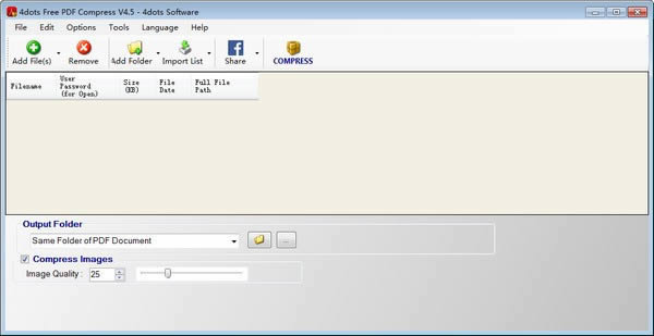 4dots Free PDF Compress-PDFѹ-4dots Free PDF Compress v4.5ٷ汾