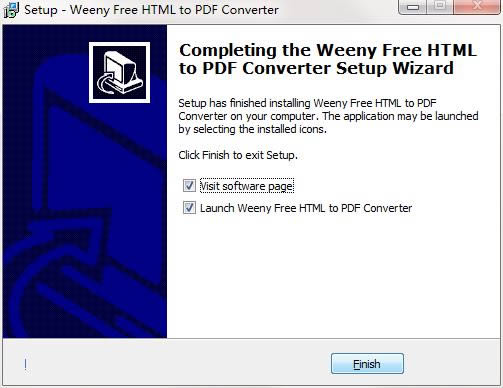 Weeny Free HTML to PDF Converter؈D
