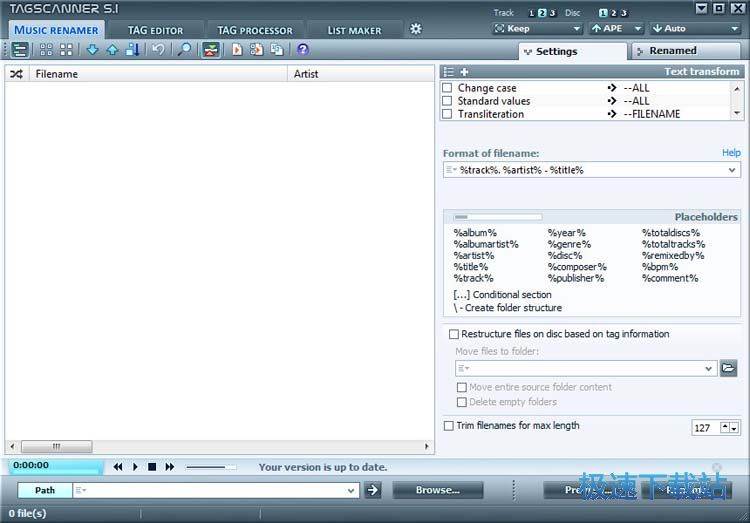 MP3˺Ϣ޸Ĺd_TagScanner 6.0.33 ٷ汾