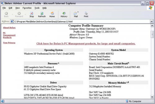Belarc Advisor v8.4.0.0 ⰲװɫ
